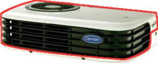 (58-60662-02) Top Cover Grille Carrier Xarios 150 / 200