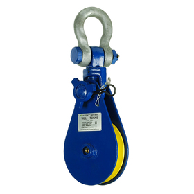 Snatch Block With Shackle Head 4 Ton 152mm  Diameter To Suits 10-13mm Steel Rope | 140102N