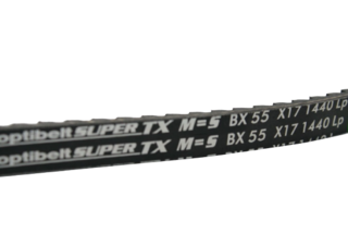 (BX55) Belt Super TX Raw Edged Cogged V Optibelt