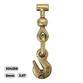 Ratchet Tie Down Tail Piece Grab Hook 8mm x 3800kg |204358