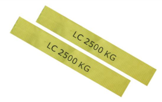 Protecting Yellow Sleeves for Load Binders 300mm x 50mm Rated per pair ( Marked with LC 2500kg) | 204400