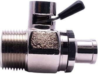 (11-9338) Easy Valve Oil Drain Valve with Removable Straight Hose End to Thermo King SB / SL / SLXi 