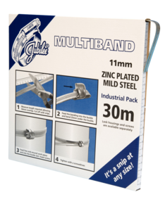 JB-MB1702 Multiband Mild Steel Zinc Plated 11mm Banding 30m