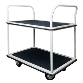 Hand trolley Flat Bed Type 2 levels 4 Wheels SWL300kg | 145090