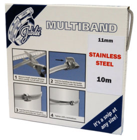 MB1801 Multiband 304 Stainless Steel 11mm Banding 10m